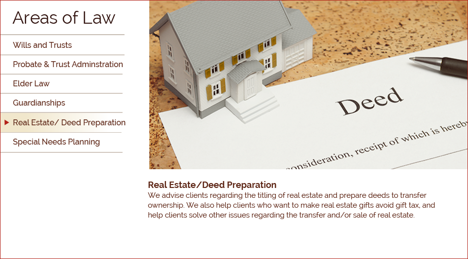 Real Estate / Deed Planning